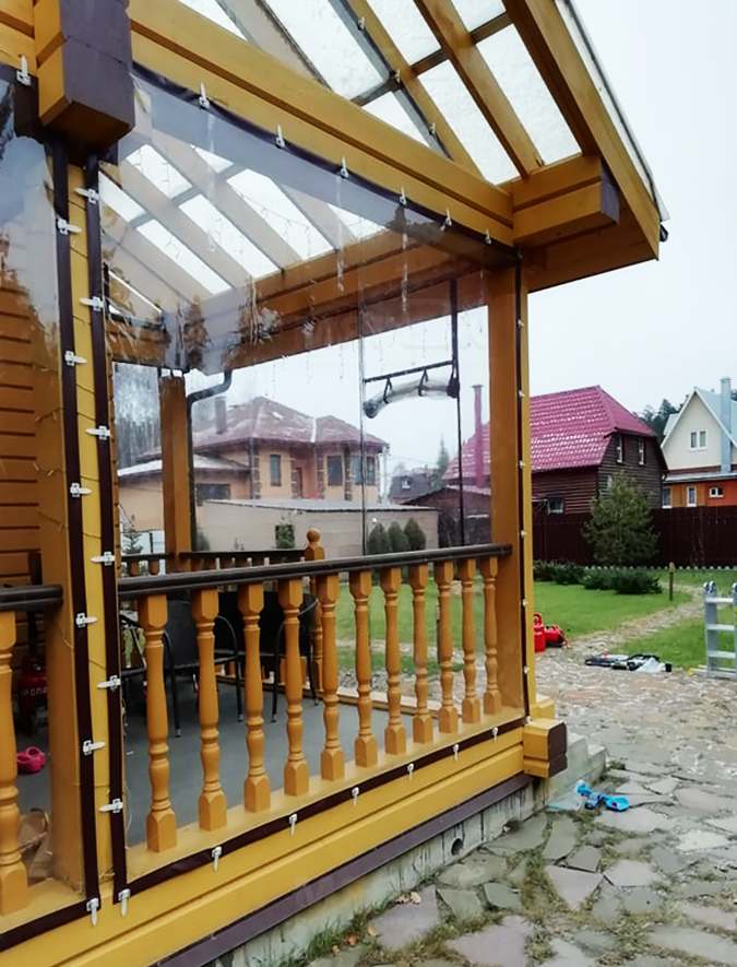 Мягкие окна ПВХ для веранды в Кемерово